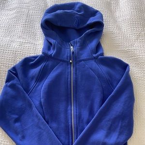 Lululemon Scuba - blue EUC worn once!